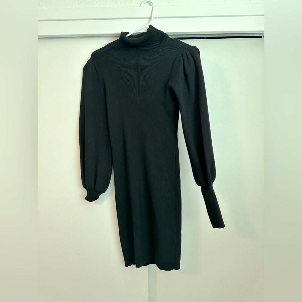 Women’s Fashion Nova Black knitted sweater dress